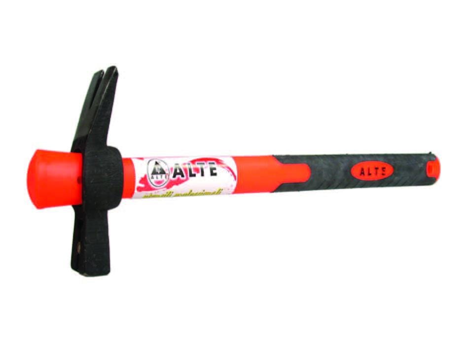 Martello Da Carpentiere Ausonia | 500g | Manico In Fibra | Testa A Doppia Battuta | Made In Italy - Foto 9