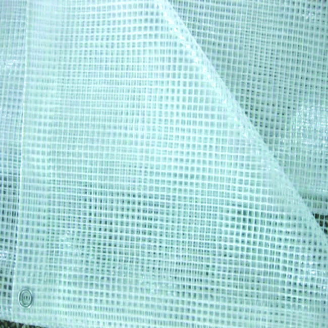 Telo tenda pe retinato trasparente con occhioli - cm.350x250