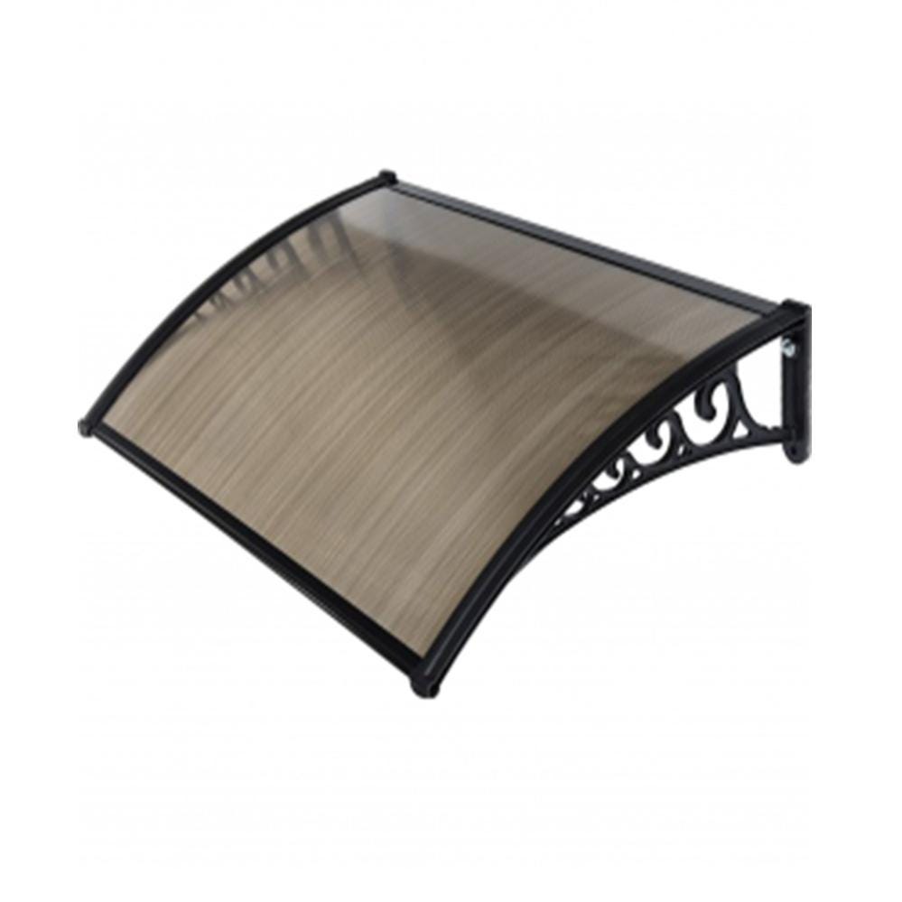 Tettoia Outsunny per porta d'ingresso 75 x 100 cm tettoia Tettoia Outsunny per porta d'ingresso 75 x 100 cm tettoia