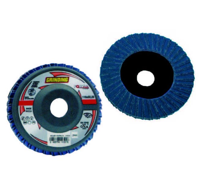 10 Disco Lamellare Standard Braun 115 MM K60 Dischi Abrasivi Dischi a Lamelle 10 Disco Lamellare Standard Braun 115 MM K60 Dischi Abrasivi Dischi a Lamelle