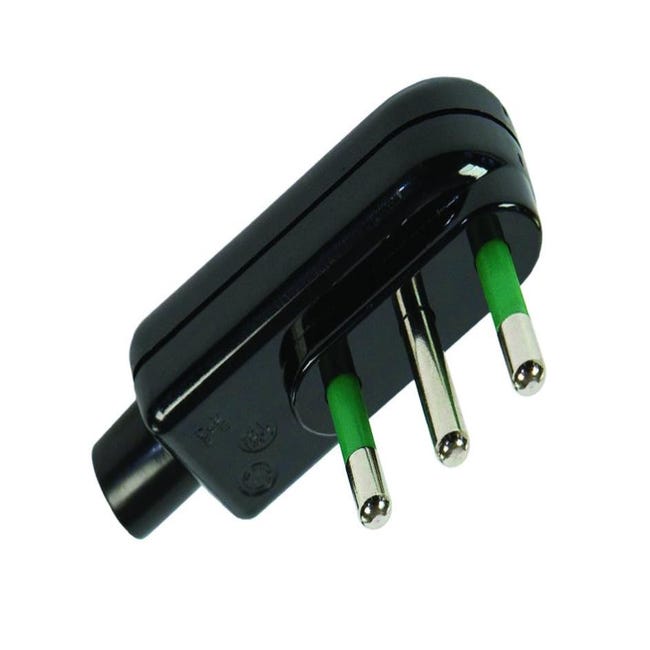 Presa Femmina Industriale Ebenoid 2P+T 16A Nero | Con Protezione Bambini Per Cavo H07 RNF