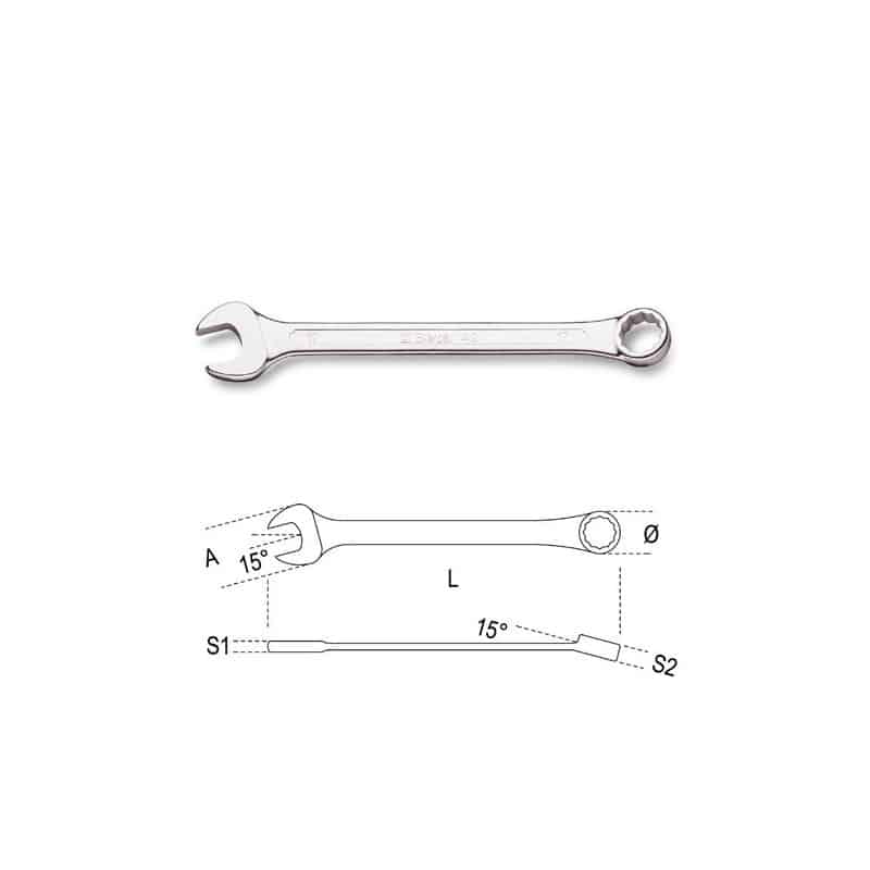 BETA Chiave Combinata 42N 27 x 27 mm | 000421027