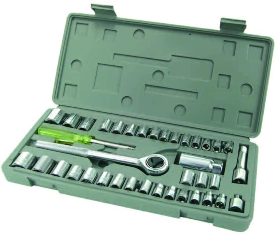 Set Dadi Forza Per Attrezzi Pgroup Set Di Chiavi A Bussola Da 1/2", 32 Pezzi Metrico 8mm-32 Kit Bussole