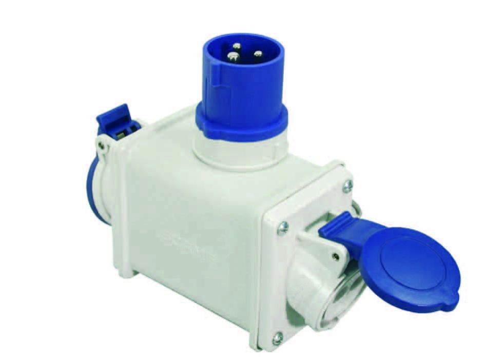 Avvolgitore Elettrico Zenitech - 3 Prese 2P+T, Cavo 7 Metri Colore Tortora