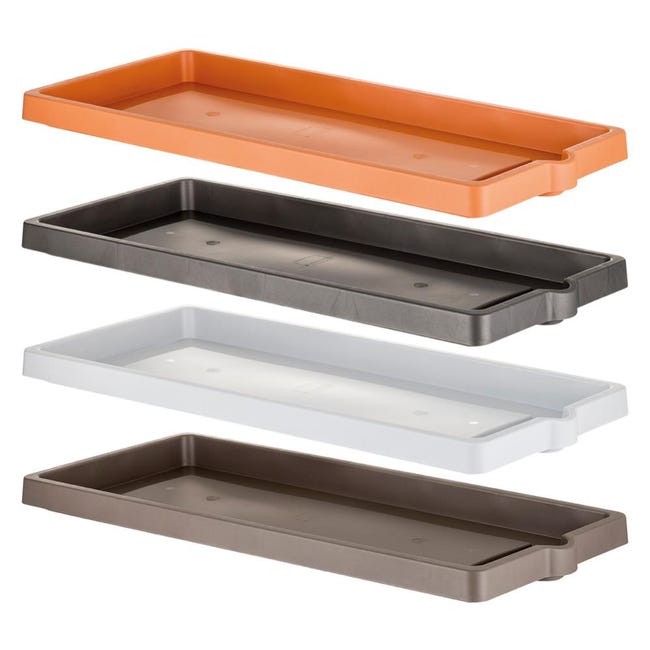 Artevasi Venezia Sottovaso Rettangolare 60 cm Antracite-60cm Artevasi Venezia Sottovaso Rettangolare 60 cm Antracite-60cm