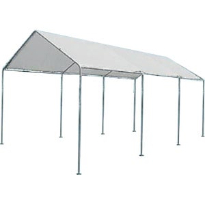 vidaXL Gazebo Pieghevole con 4 Pareti 3x6 m Acciaio Bianco - vidaXL - Idee  regalo