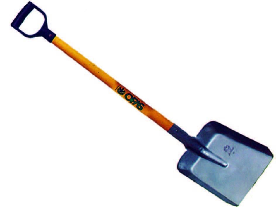 paletta per carbone e cenere in ferro cm 15x20 manico cm 42
