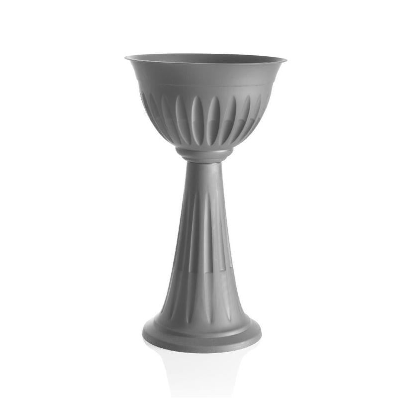 Vaso grande da interno/esterno Cement & Stone Ben L Ø 46,5/ H 55 cm -  Grigio