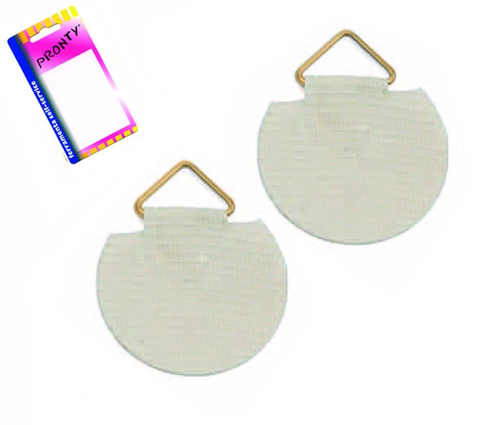 Attaccaglie Regolabili Bianche - 2 Pezzi Per Porte E Mobili - Foto 2