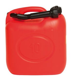 Premium, Tanica Carburante In Metallo - 10 L - Rosso