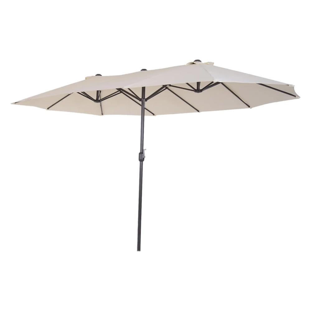Parasol triple Mt 2,7 X 4,6 X H.2,5 Leroy Merlin