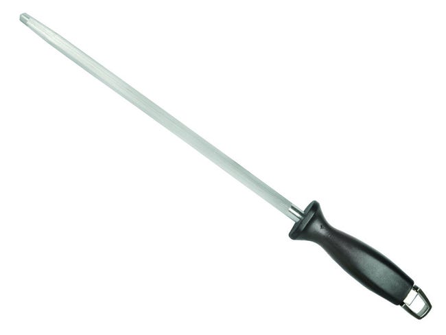 Affila coltelli acciaino tondo cromizzato professionale - cm.30, art.449-30