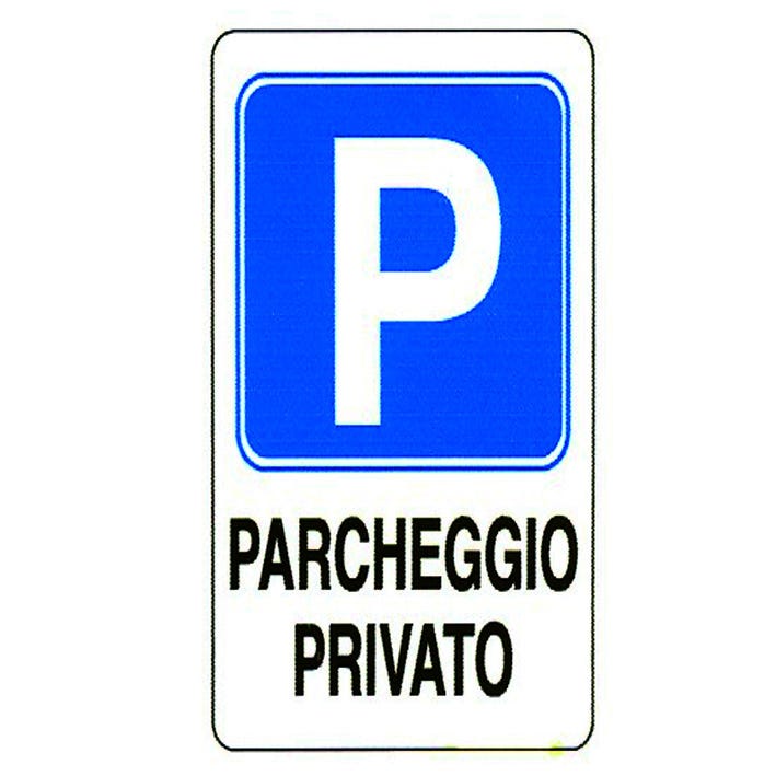 Cartello parcheggio privato