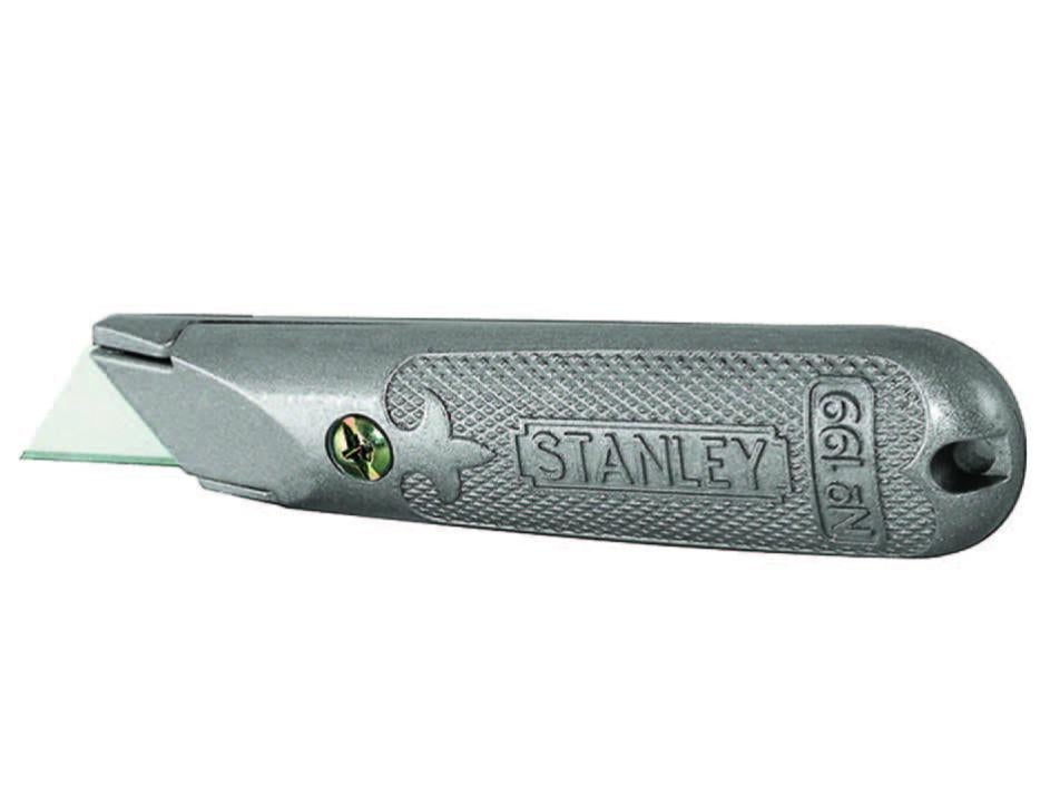 STANLEY 1-10-199 Taglierina Professionale In Lega Di Zinco – Con 3 Lame A Trapezio, Lunghezza 140mm