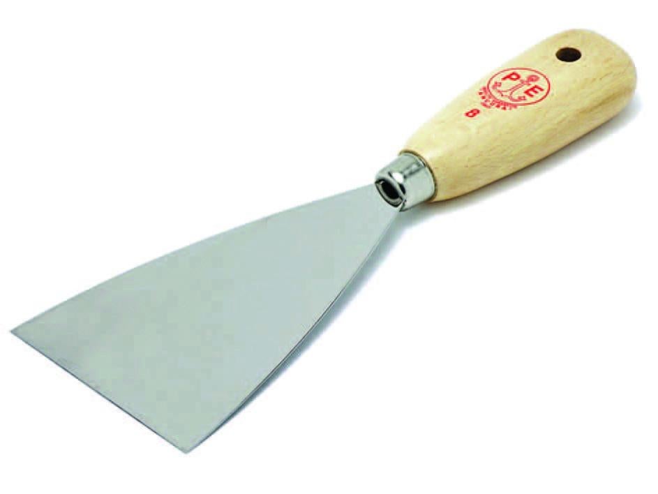 spatola in legno con ritaglio cuore 30cm