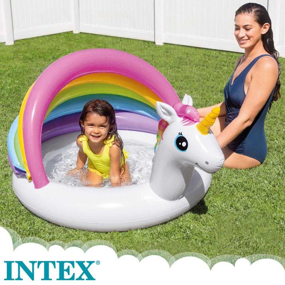 Piscina hinchable para bebé con toldo INTEX | Leroy Merlin