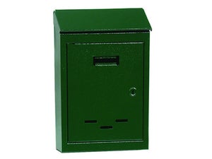 Cassetta Postale in Acciaio Verde cm 21x10x33h - Modello Wilde 