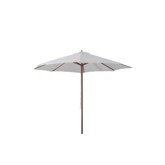Paraguas madera de 3 Crudo | Leroy Merlin