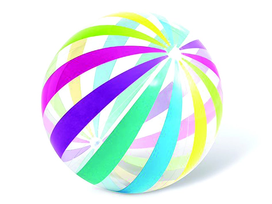 Ballon géant gonflable 1m07 - Intex - Multicolore