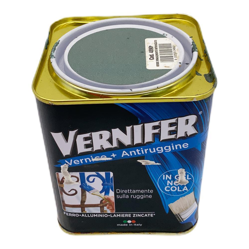 Vernice antiruggine vernifer ml. 750 - verde rinascimento (4890)