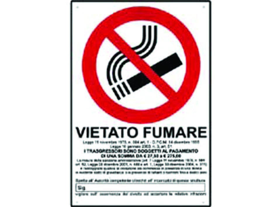 SOTTOBICCHIERI in vetro NO SMOKING Segnale VIETATO FUMARE originale INVOTIS 6 pz 