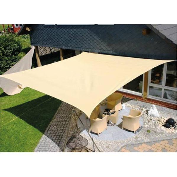 Vela Ombrente Quadrata 3.6x3.6m - Ecr&ugrave;, Protezione UV 70% Per Giardino