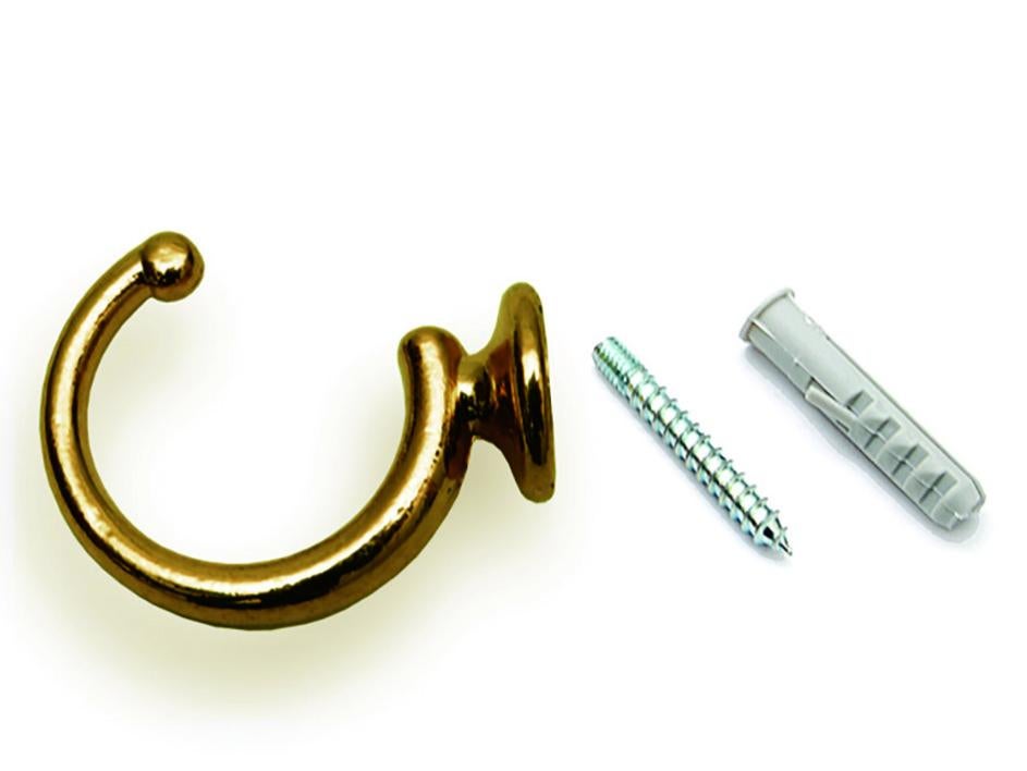 Gancio Ganci Per Quadri Mod. Goccia Tipo Grande 27x14 Mm Colore Bronzo Bl5pz 764208