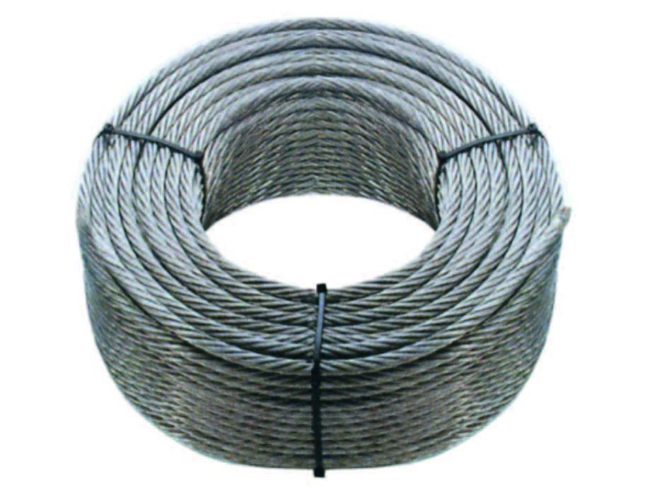 Fune In Acciaio Zincata Da 10 Mm | Lunghezza 25 Mt | Carico Massimo 3200 Kg | Per Uso Industriale E Navale - Foto 9