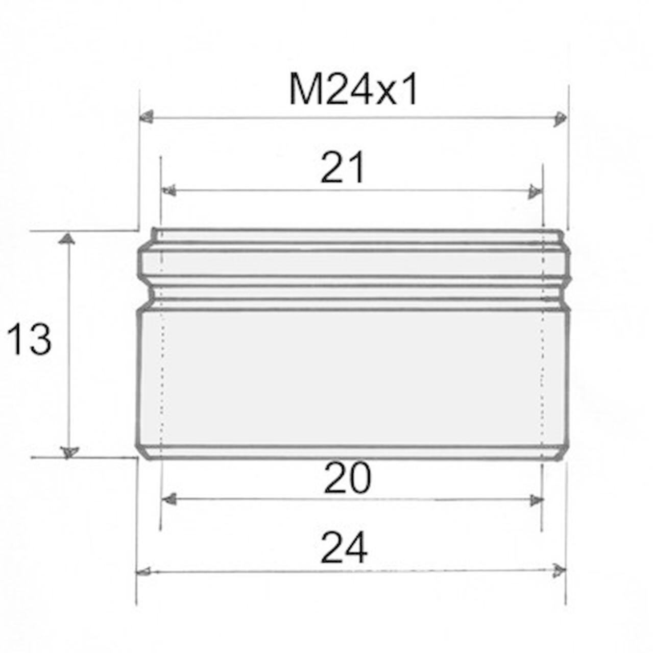 Robinet À Économie D'eau Cuisine Lavabo Évier Aérateur De Rechange 24mm Mâle M24 - 2