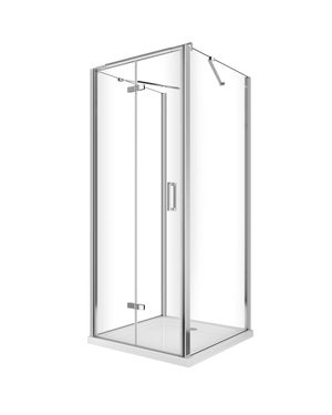 Porte de douche pliante Opure 85 à 89cm