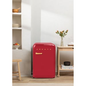 Mini refrigerador 91L con nevera pequeña HOMCOM 47,5x44.2x84cm