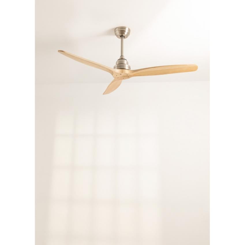 Ventilatore Da Soffitto Con LED - 132 Cm, 6 Velocità, 3 Luci, Telecomando, Noce - Foto 2