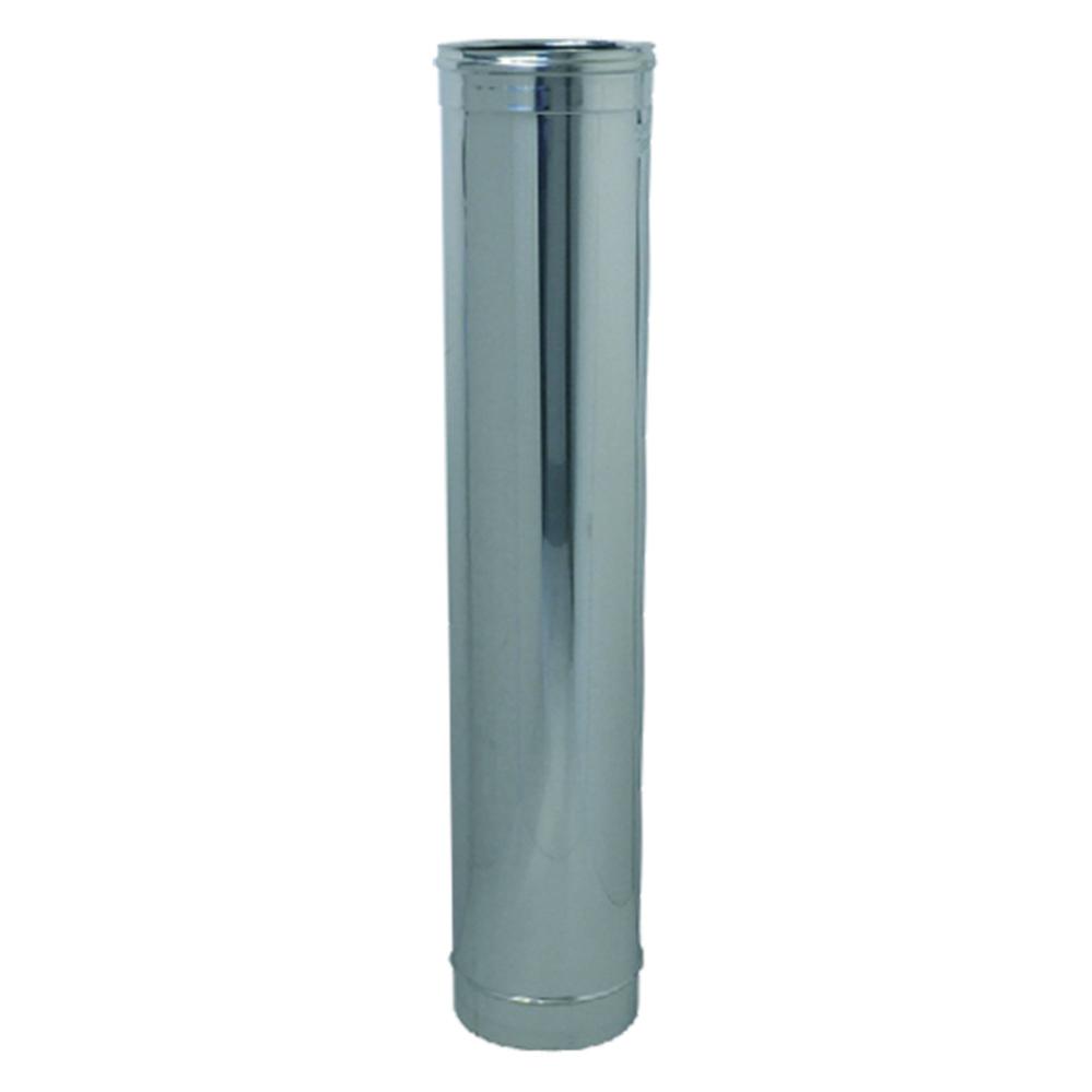 Firefix 1950/D Canna Fumaria Con Guarnizione In Silicone Trasparente - Protezione Per Ripiani In Vetro - 3