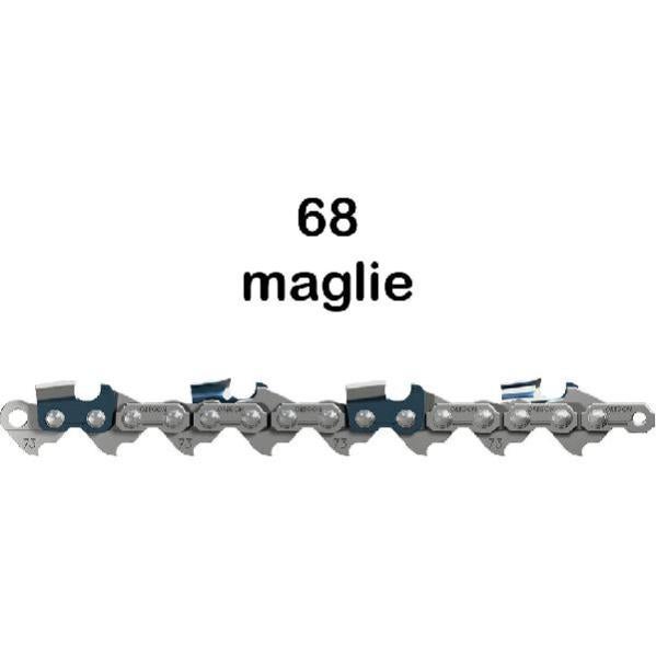 Catena Oregon 91P053E Per Motosega &ndash; Passo 3/8 Low Profile, Spessore 1.3mm, 53 Maglie