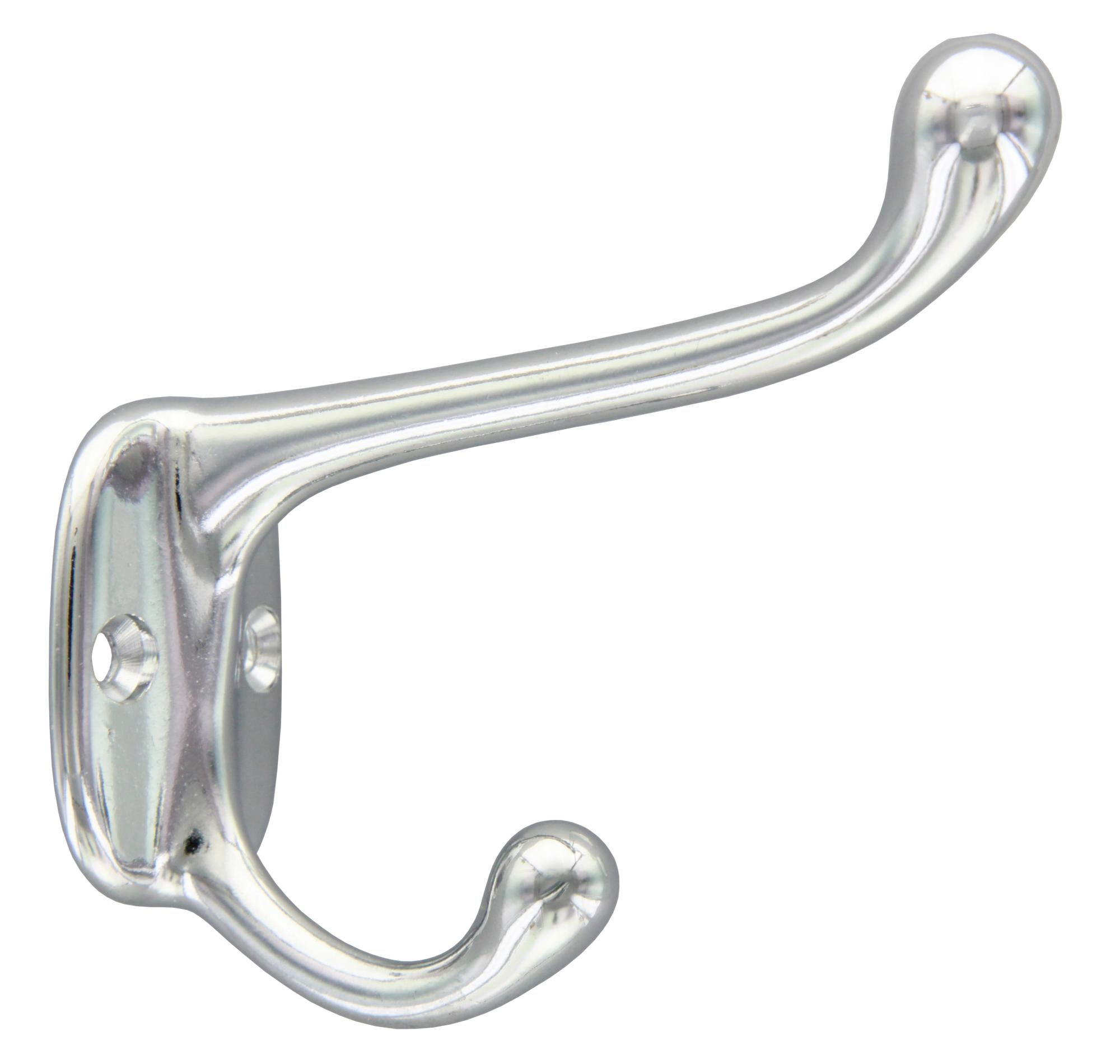 Appendiabiti doppio Venessia in ottone cromato | Leroy Merlin
