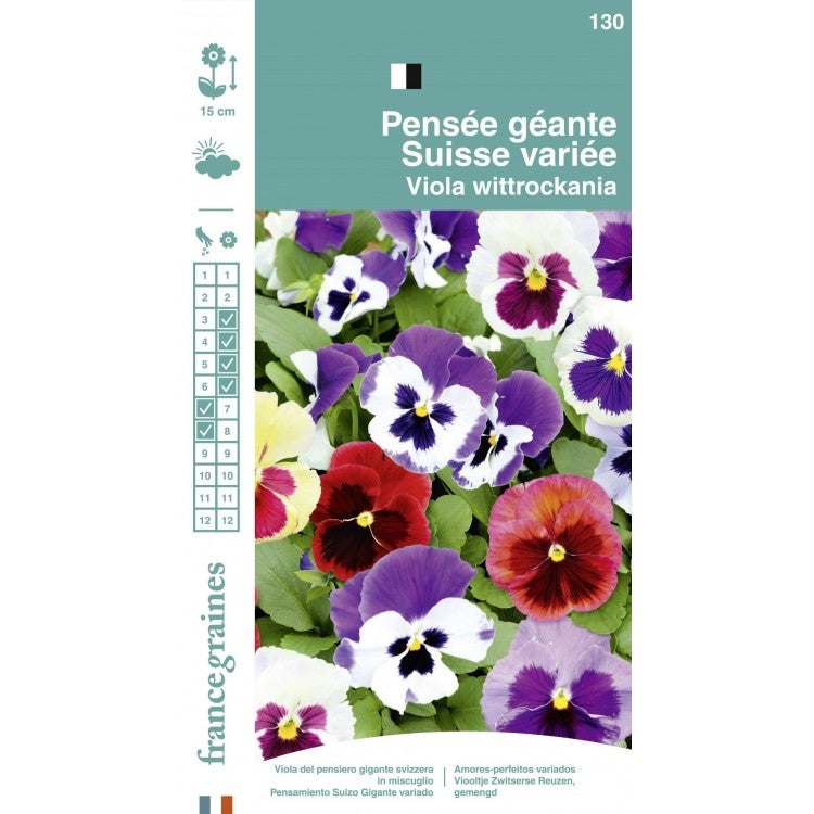 France Graines - Pensée Géante Suisse variée | Leroy Merlin