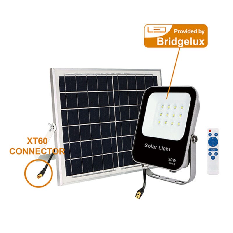 Foco Solar LED 60m2 para exterior — Rehabilitaweb