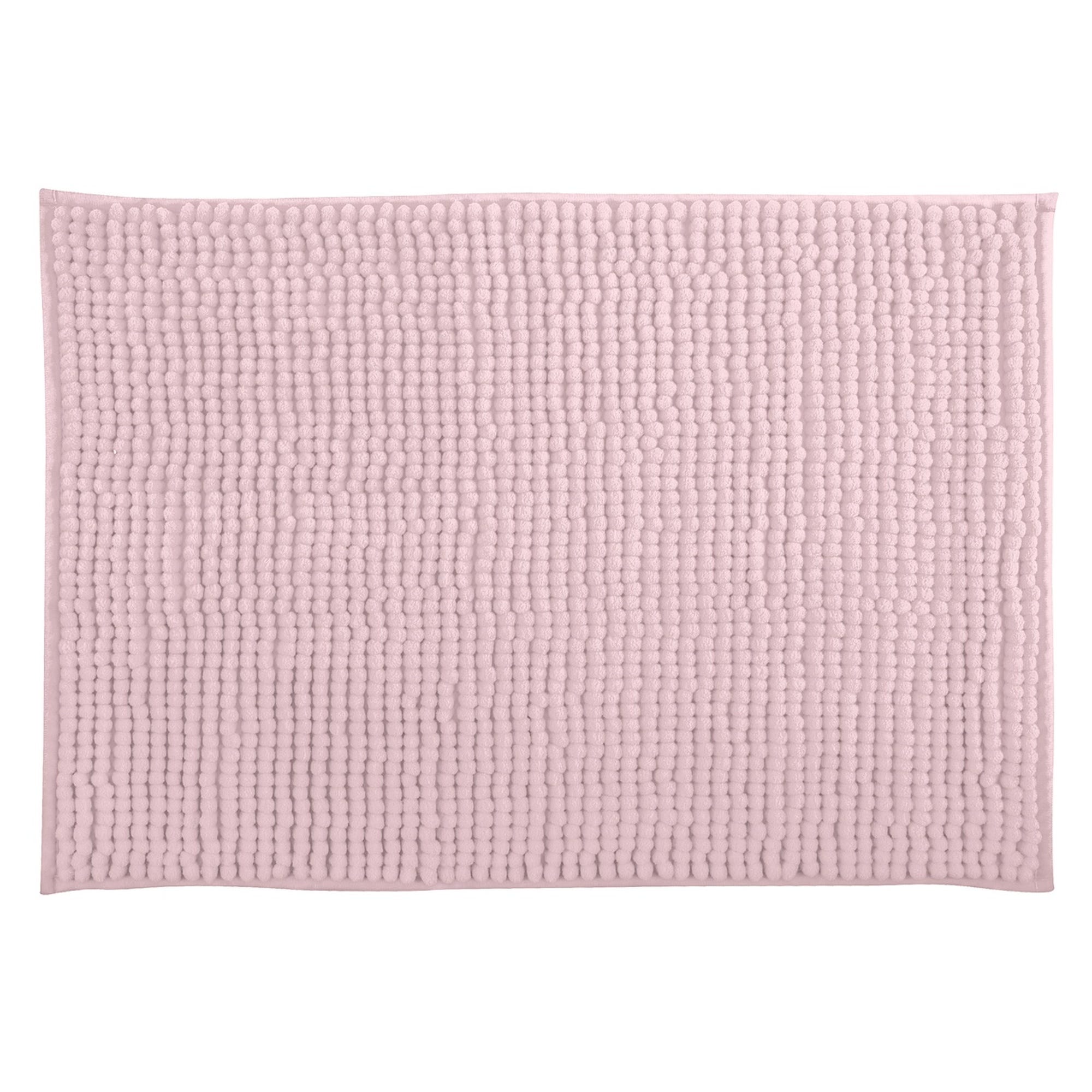 Alfombras de baño 100% algodón color rosa bebé calidad premium 1.000 gr./m2