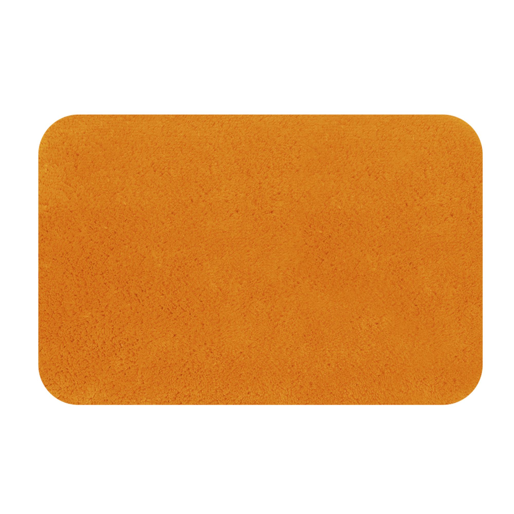 Spirella Tappeto Da Bagno Four 65x55cm – Arancione, Morbido E Antiscivolo