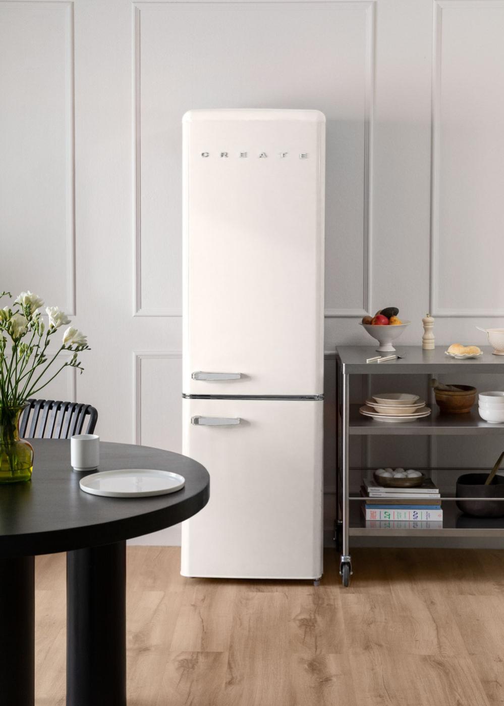 FRIDGE STYLANCE 244L Réfrigérateur combiné de style rétro Leroy Merlin
