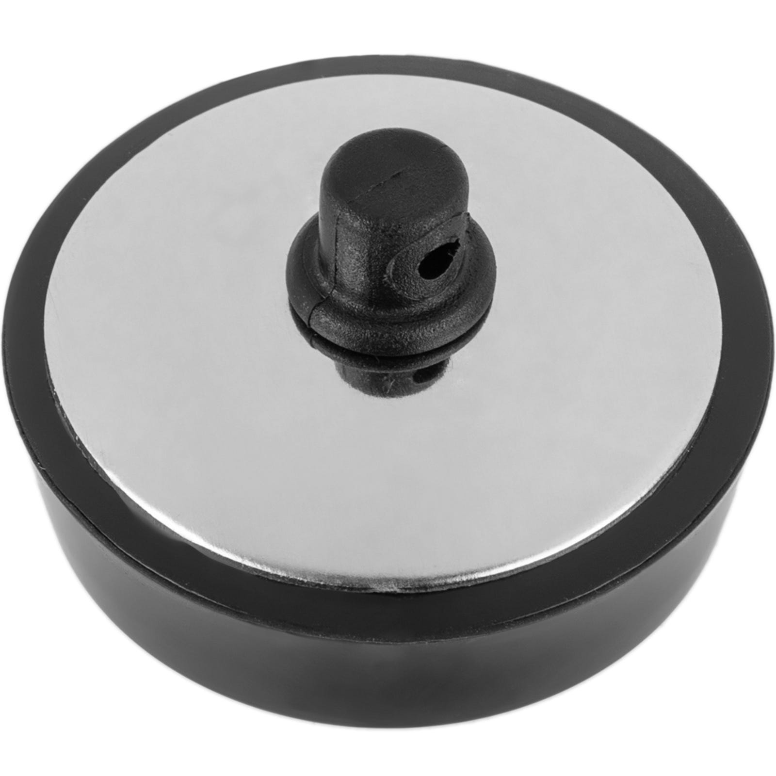 Bouchon pour lavabo élastomère noir, D. 36/38 mm