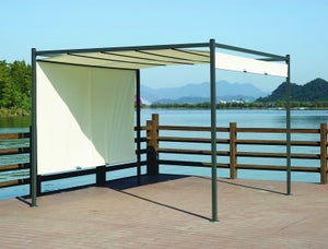 Telo Di Ricambio In Poliestere Per Gazebo Legno Verde 300x300cm — isola  verde