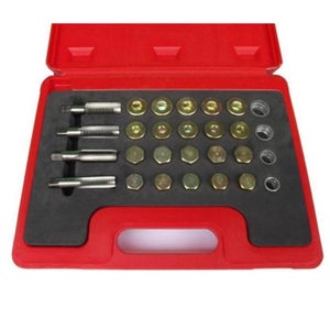 Brilliant Tools Set de réparation de filetage de bouchon de vidange  d'huile, 64 pcs