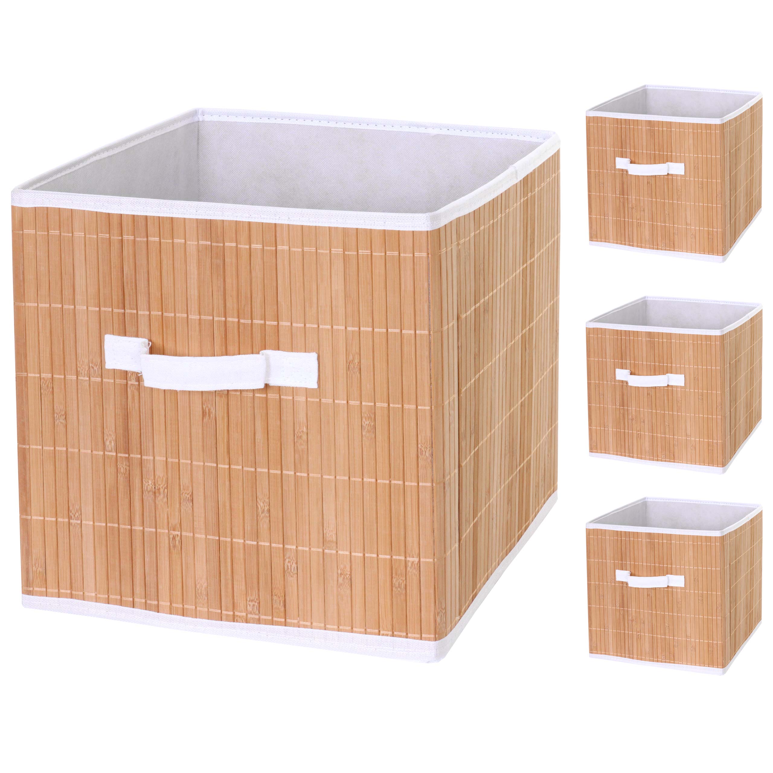 ▶️ Lecylanker caja de almacenaje ropa plegable 4 cajas