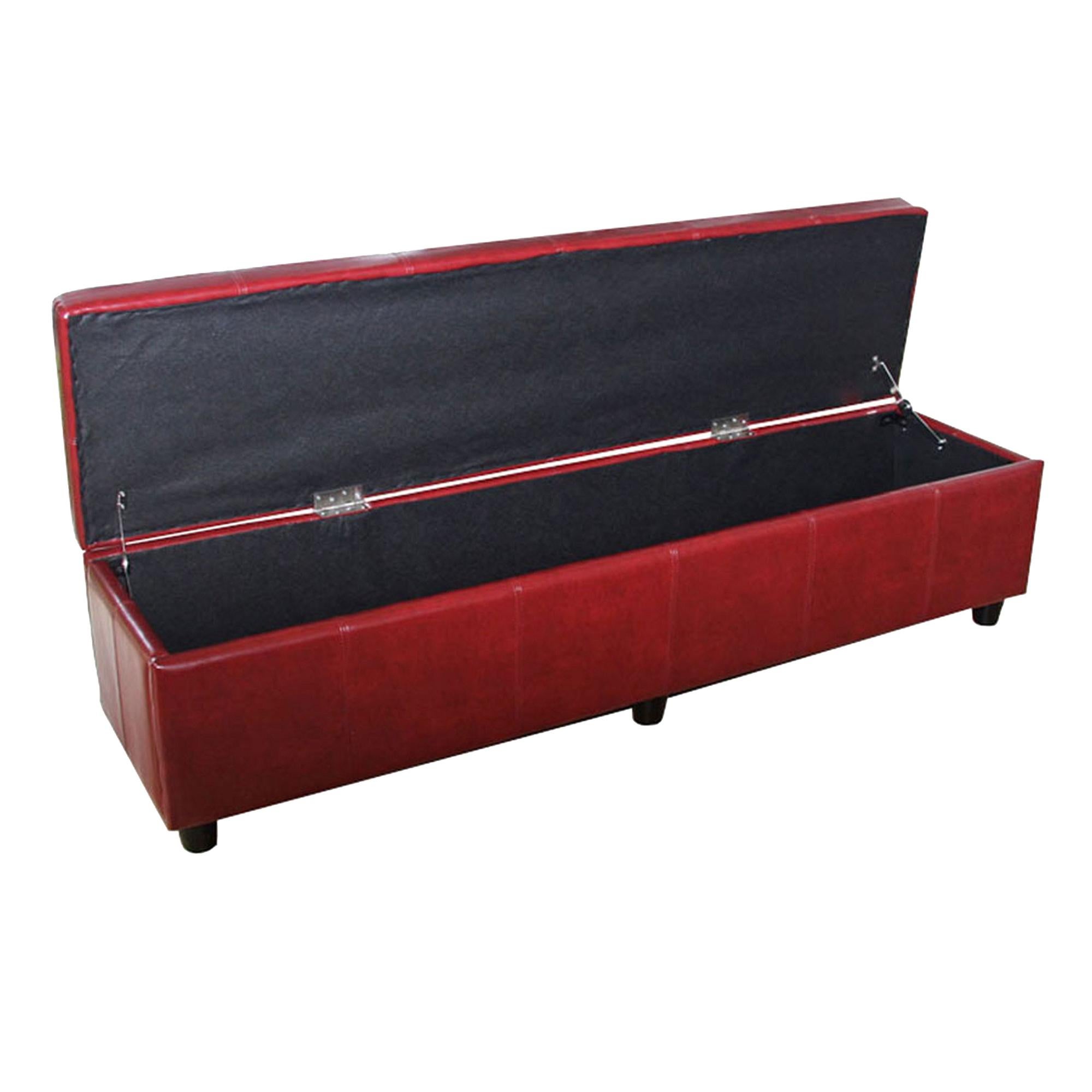 NON UTILIZZATO] Panca Contenitore Elegante Kriens Xxl Tessuto 180x45x45cm Avorio Con Scritte 81920519