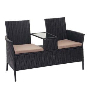 Set Salotto da Giardino in Rattan ALLIBERT 213968 Prezzo in