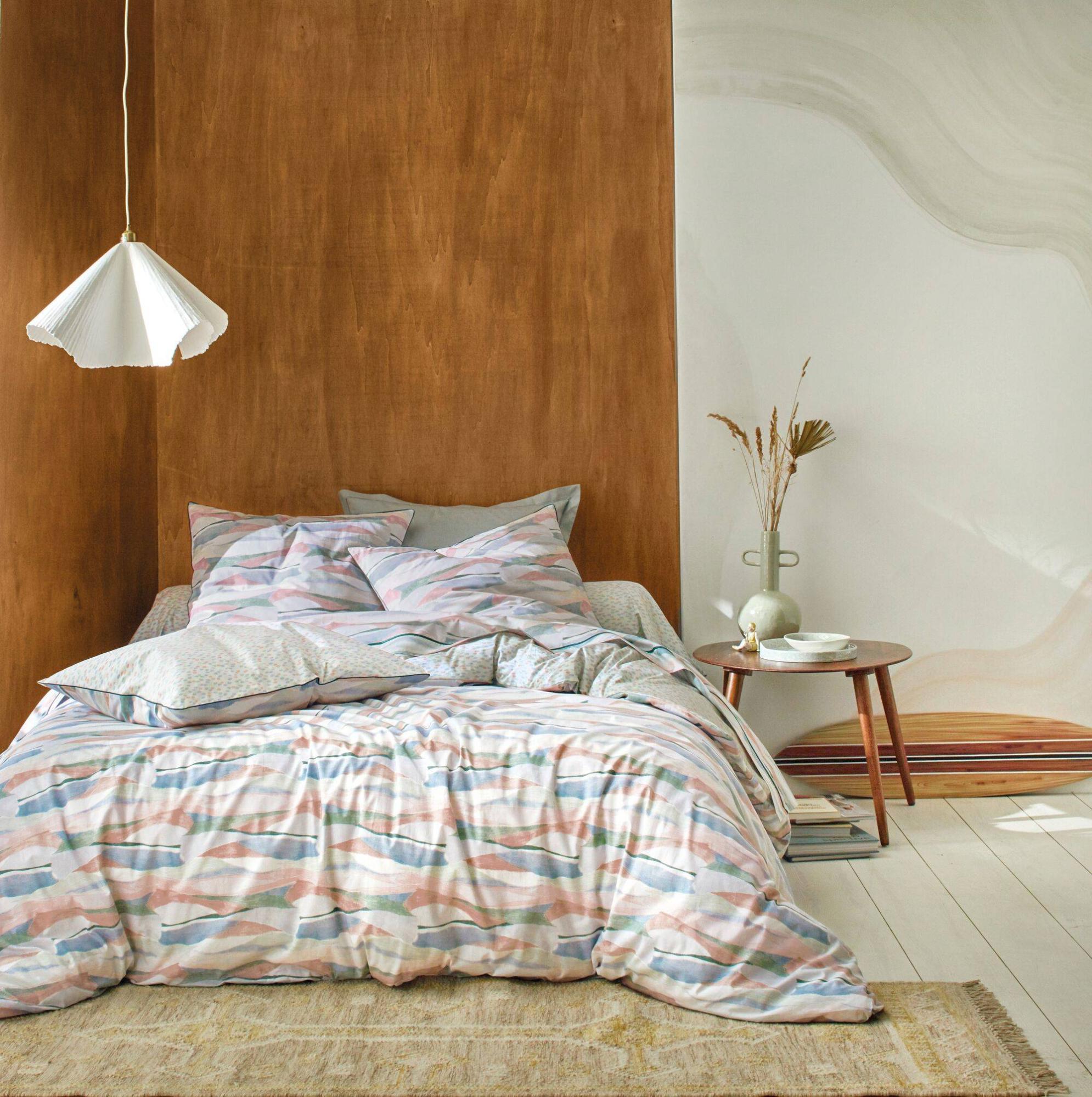 Housse De Couette 240x220cm Percale Sauge Blanc Des Vosges - Fabrication Française, Tissu Respirant - 11