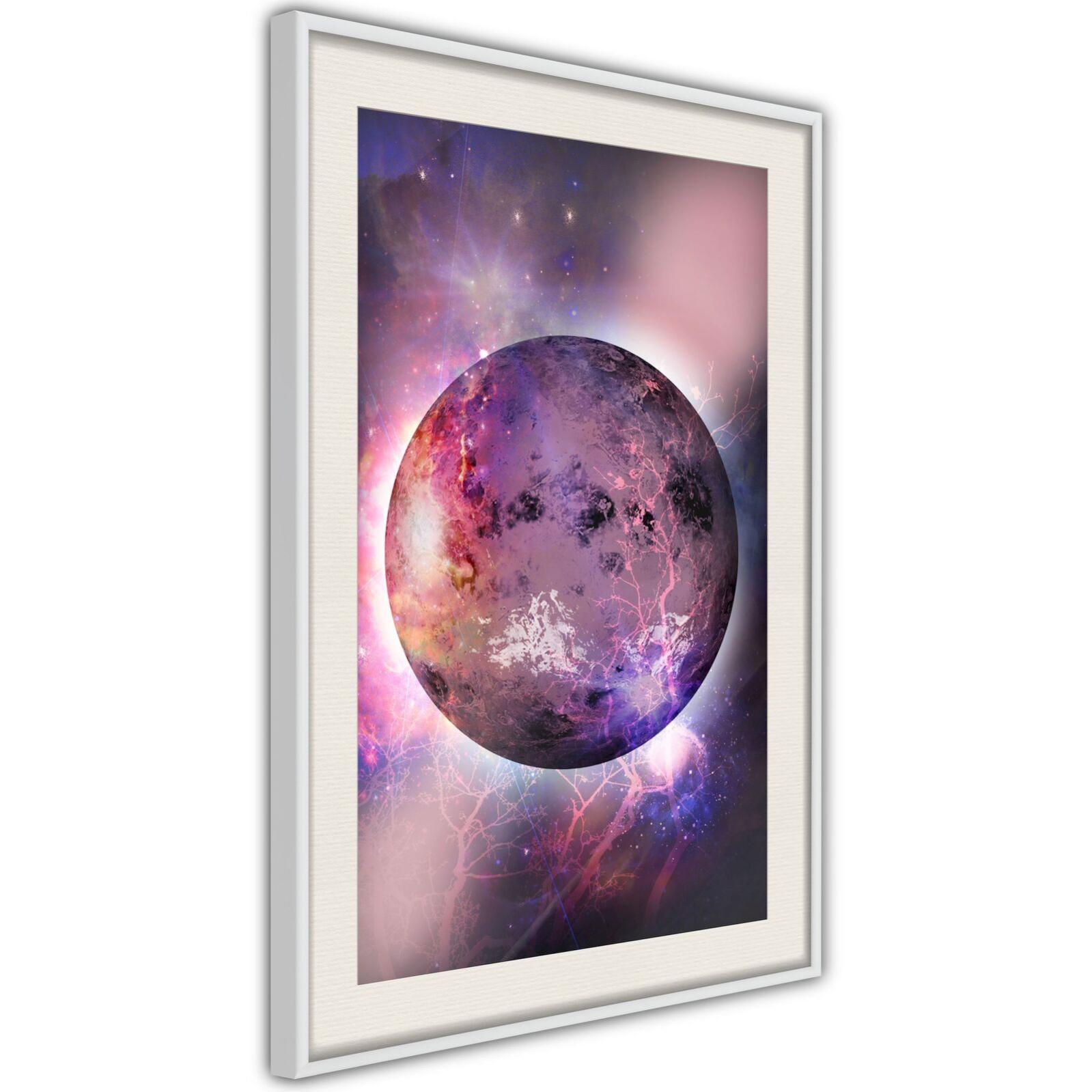 Plaque Métal Décoration ésotérisme - Entité Céleste - Dimensions 30 X 20 Cm - Neuf