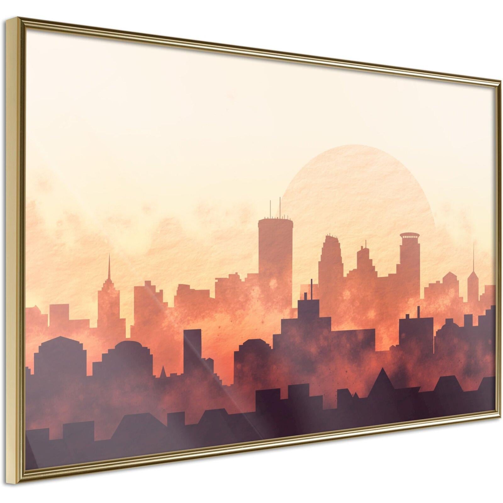 MISCER 4 Pièces Paysage Peinture par Numéros pour Adultes Débutants, Peinture par Numéros pour Adultes Enfants, Décoration Murale 20x20cm