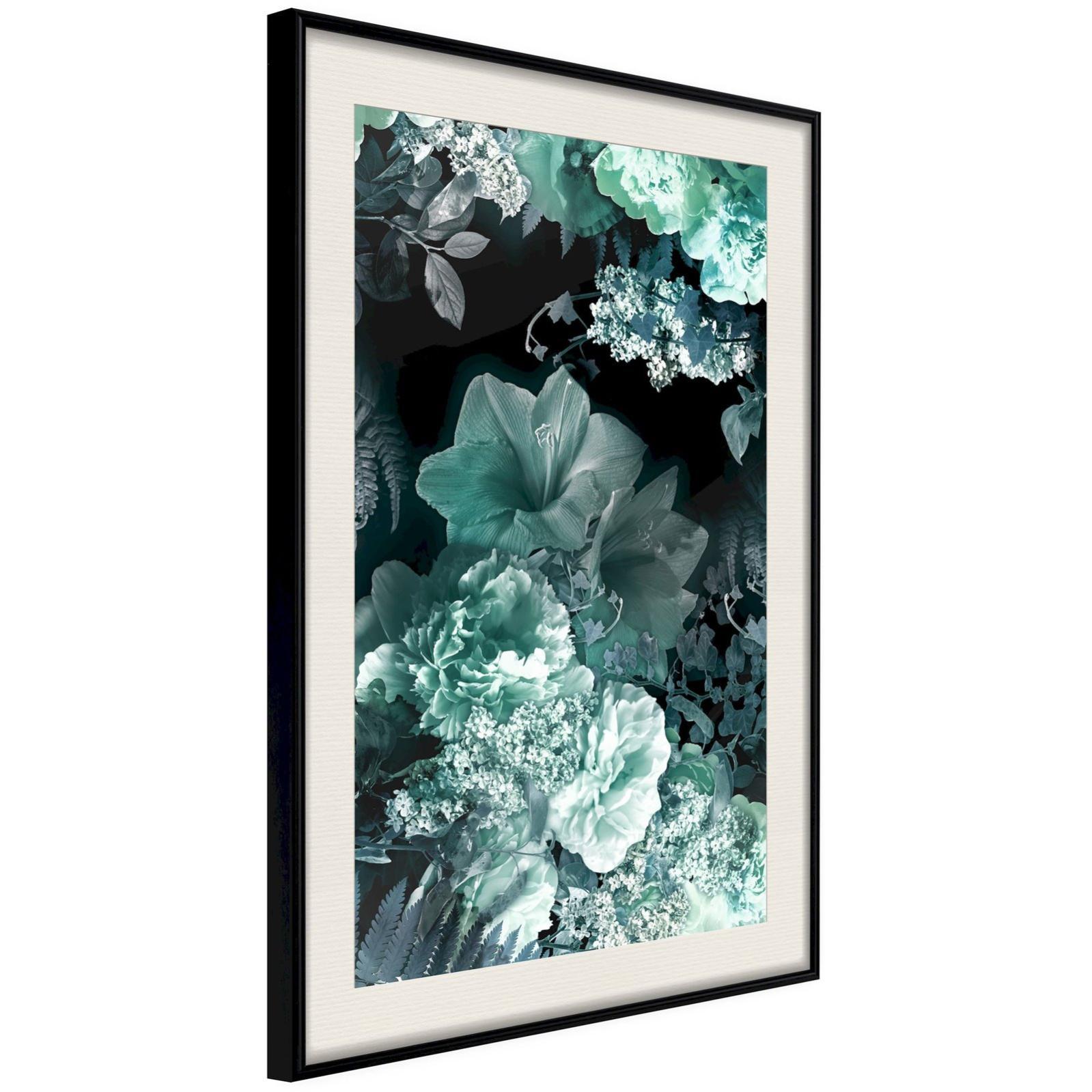 Tableau cadre Bouquet glacial - 20 x 30 cm | Leroy Merlin